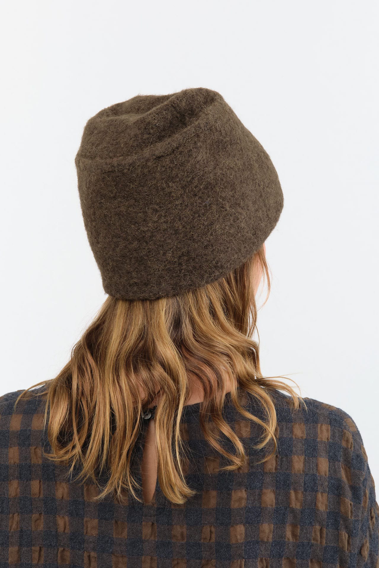 Lauren Manoogian Accessories Hats Felt Toque in Olive Olive