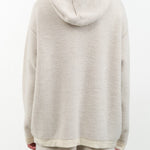 Lauren Manoogian Apparel Womens Sweaters Fine Terry Hood Cardigan