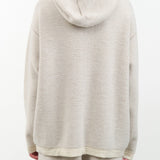 Lauren Manoogian Apparel Womens Sweaters Fine Terry Hood Cardigan