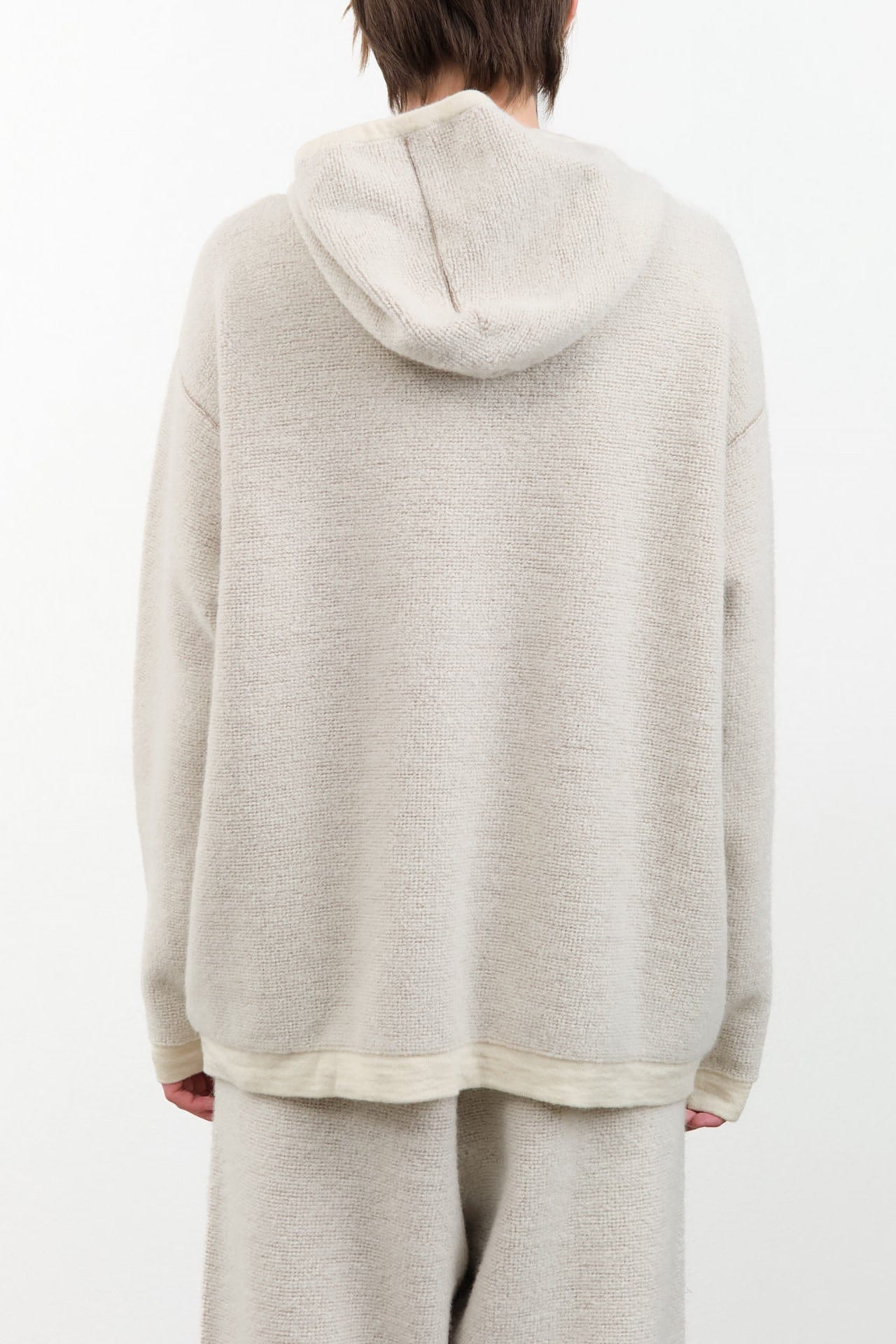 Lauren Manoogian Apparel Womens Sweaters Fine Terry Hood Cardigan