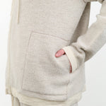 Lauren Manoogian Apparel Womens Sweaters Fine Terry Hood Cardigan