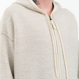 Lauren Manoogian Apparel Womens Sweaters Fine Terry Hood Cardigan