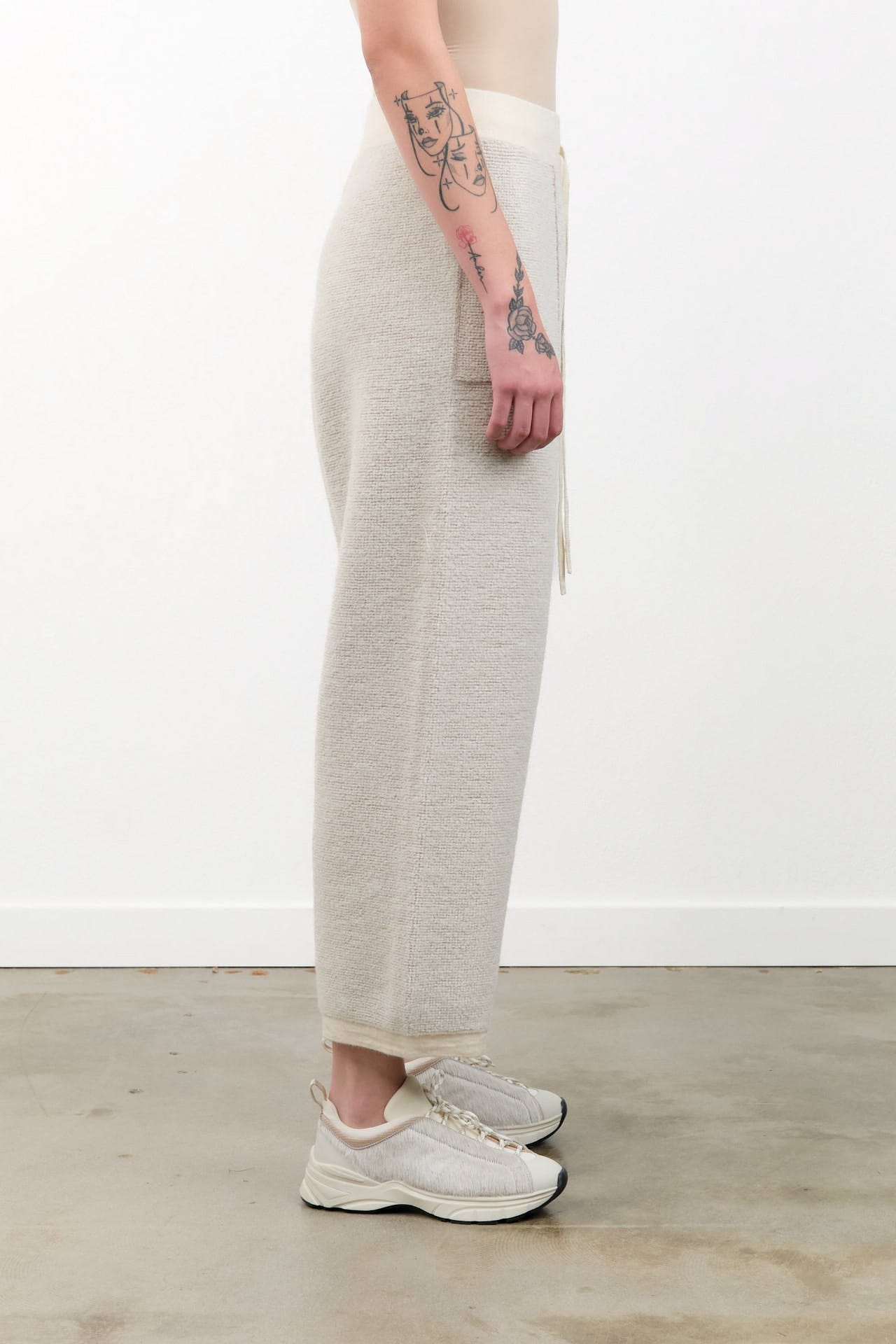 Lauren Manoogian Apparel Womens Knit Pants Fine Terry Trouser