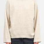 Fleece Crewneck by Lauren Manoogian in Ecru