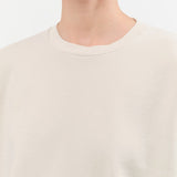 Lauren Manoogian Apparel Womens Sweaters Fleece Crewneck in Greige