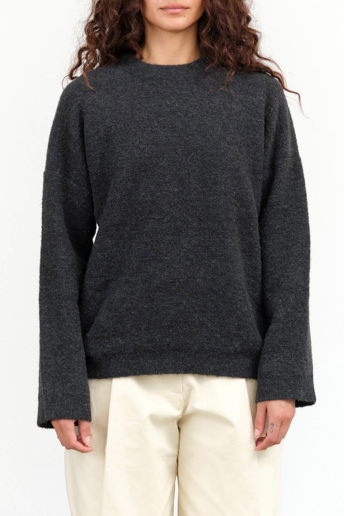 Fleece Crewneck by Lauren Manoogian in Ink