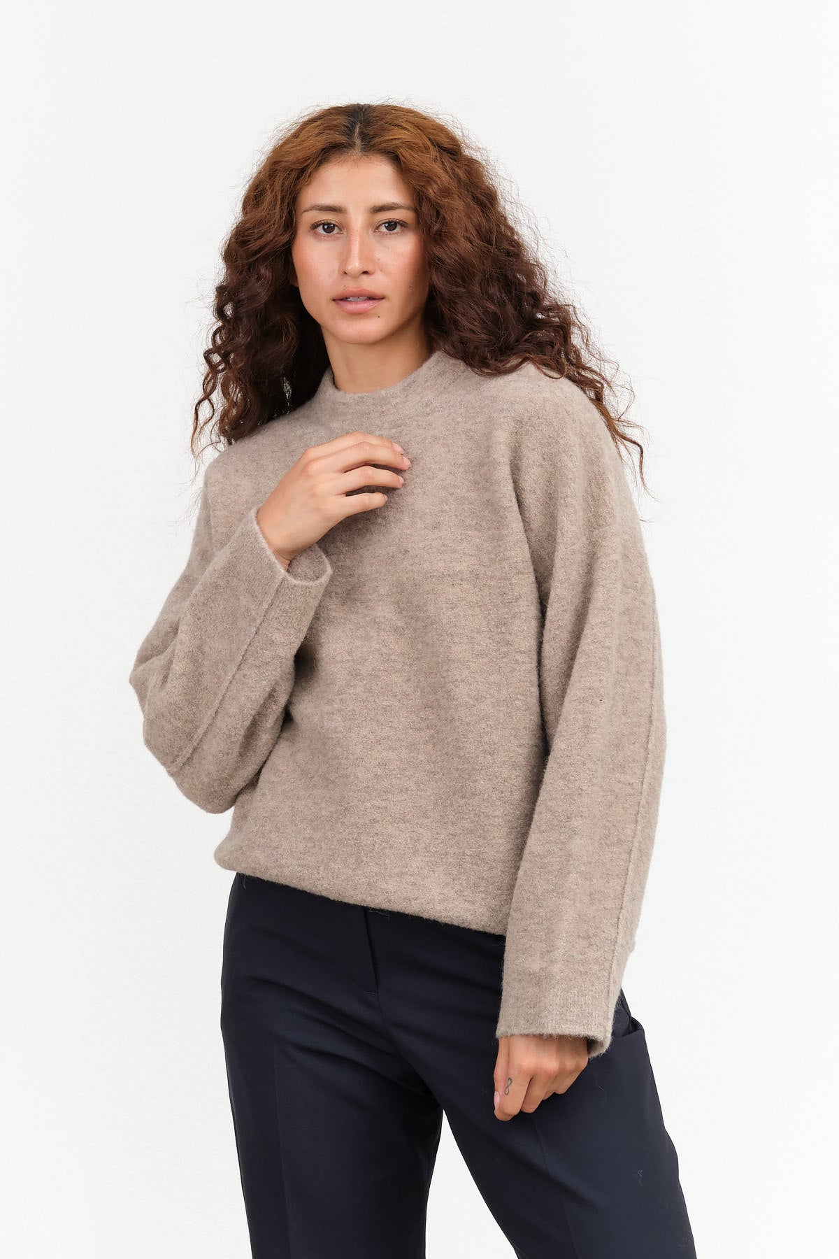 Lauren Manoogian Fleece Crewneck in Moth