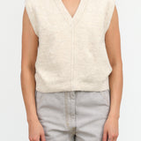 Fleece Vest by Lauren Manoogian in Ecru