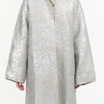 Foil Car Coat by Lauren Manoogian in Silver