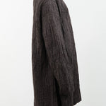 Lauren Manoogian Apparel Womens Sweaters Gauze Cardigan Blackened / One Size