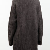 Lauren Manoogian Apparel Womens Sweaters Gauze Cardigan Blackened / One Size