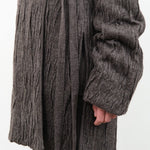 Lauren Manoogian Apparel Womens Sweaters Gauze Cardigan Blackened / One Size