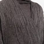 Lauren Manoogian Apparel Womens Sweaters Gauze Cardigan Blackened / One Size