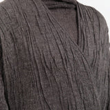Lauren Manoogian Apparel Womens Sweaters Gauze Cardigan Blackened / One Size
