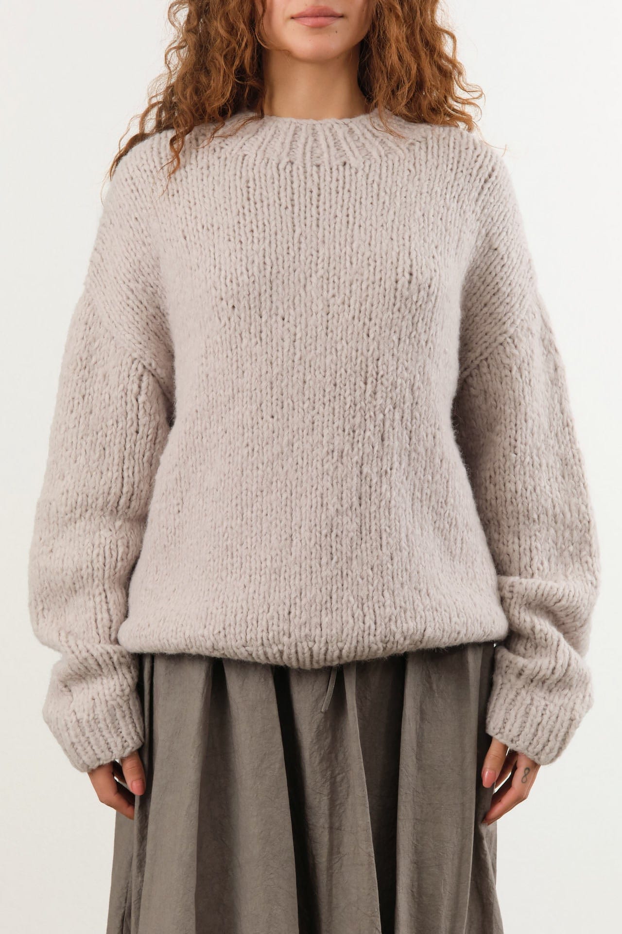 Lauren Manoogian Apparel Womens Sweaters Handknit Crewneck