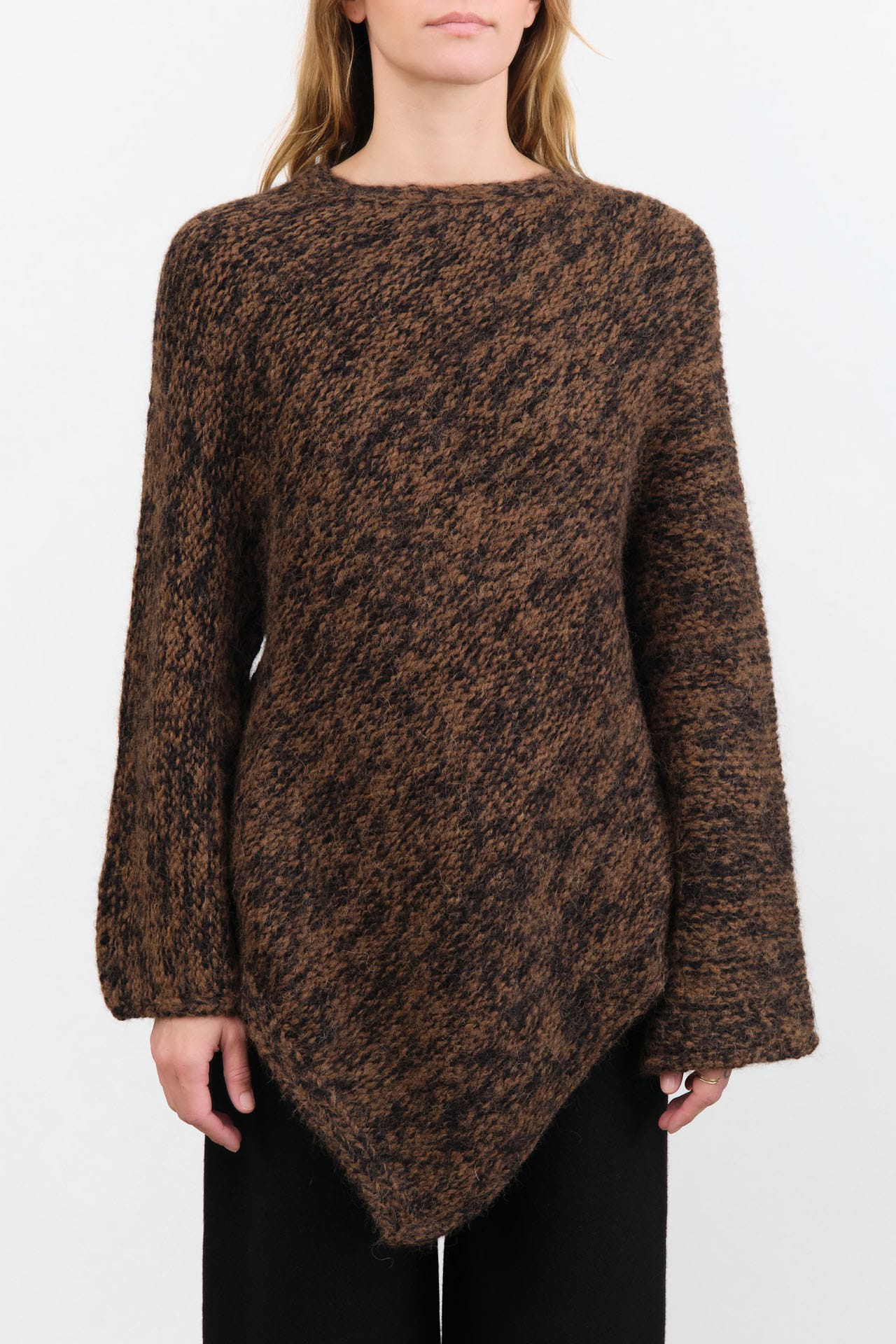 Lauren Manoogian Apparel Womens Sweaters Handknit Manta Pullover