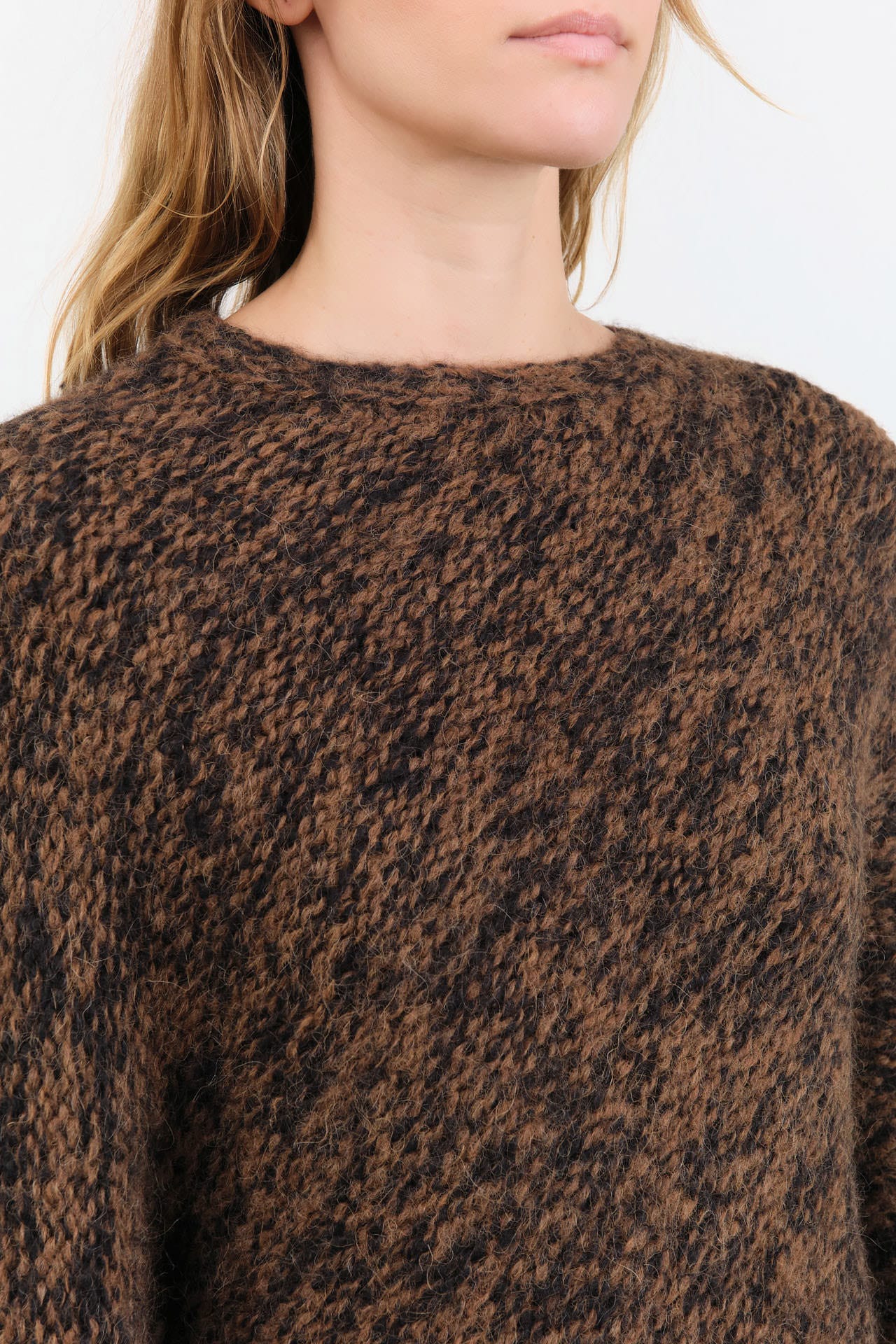 Lauren Manoogian Apparel Womens Sweaters Handknit Manta Pullover
