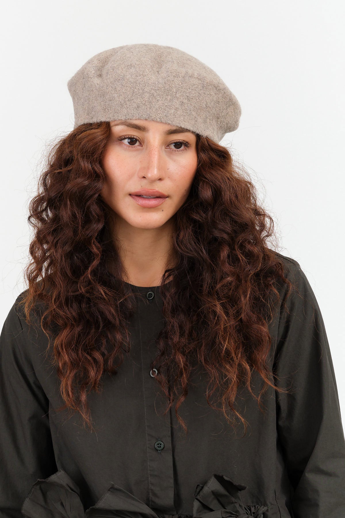 Lauren Manoogian Horizontal Beret in Moth