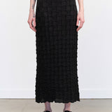 Inlay Skirt by Lauren Manoogian in Black Melange