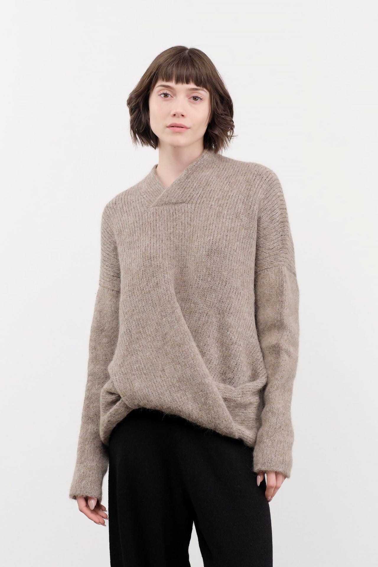 Lauren Manoogian Apparel Womens Sweaters Knot Pullover