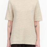 Line Quilt Tee by Lauren Manoogian in Ecru