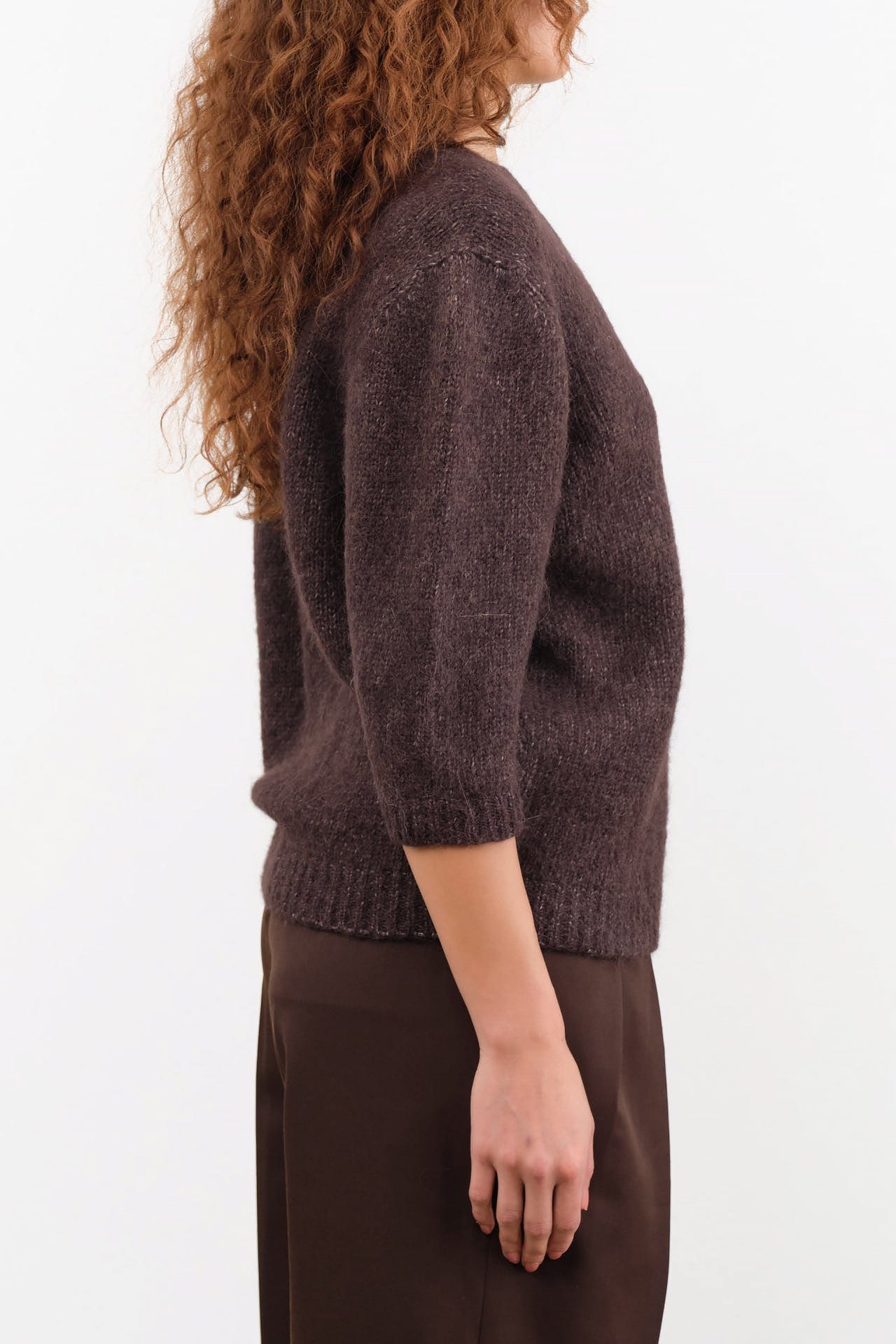 Lauren Manoogian Apparel Womens Sweaters Loft Baby Crewneck