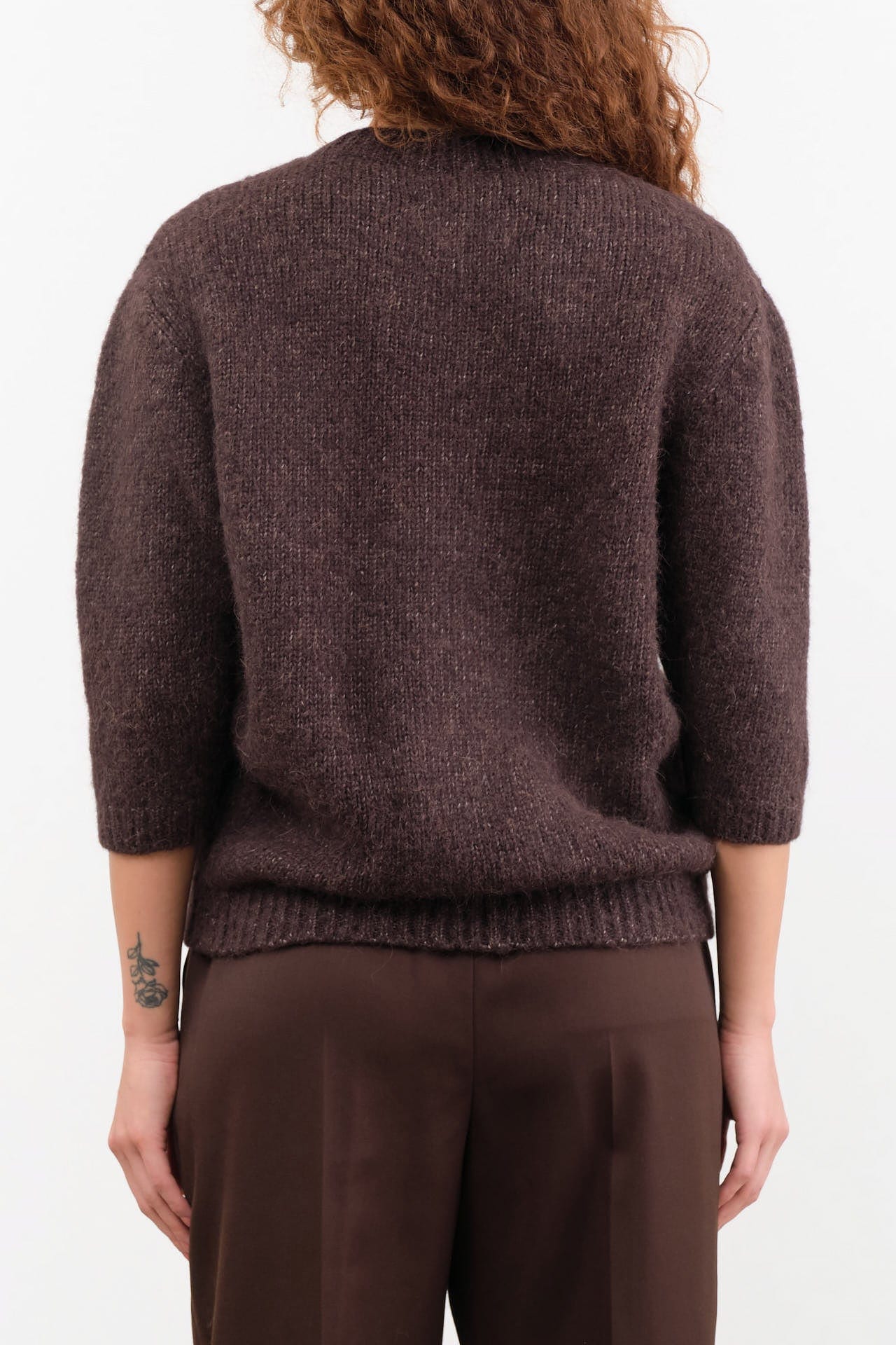 Lauren Manoogian Apparel Womens Sweaters Loft Baby Crewneck