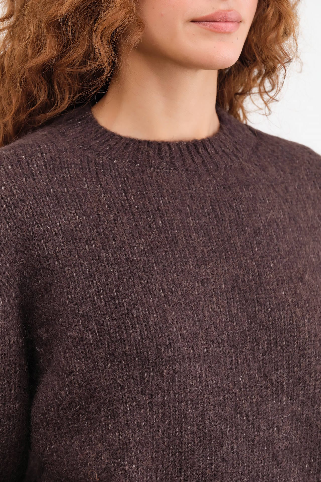 Lauren Manoogian Apparel Womens Sweaters Loft Baby Crewneck