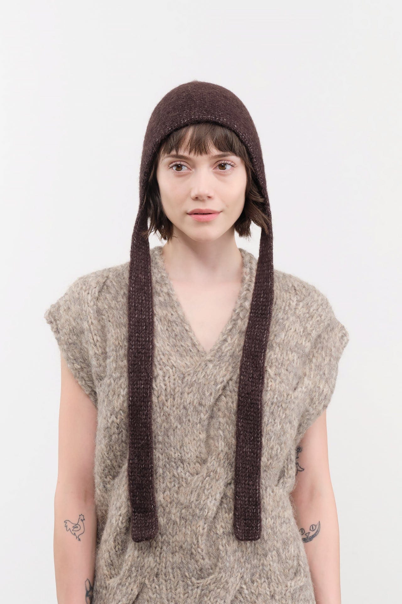 Lauren Manoogian Accessories Hats Loft Bonnet in Soil Soil / One Size