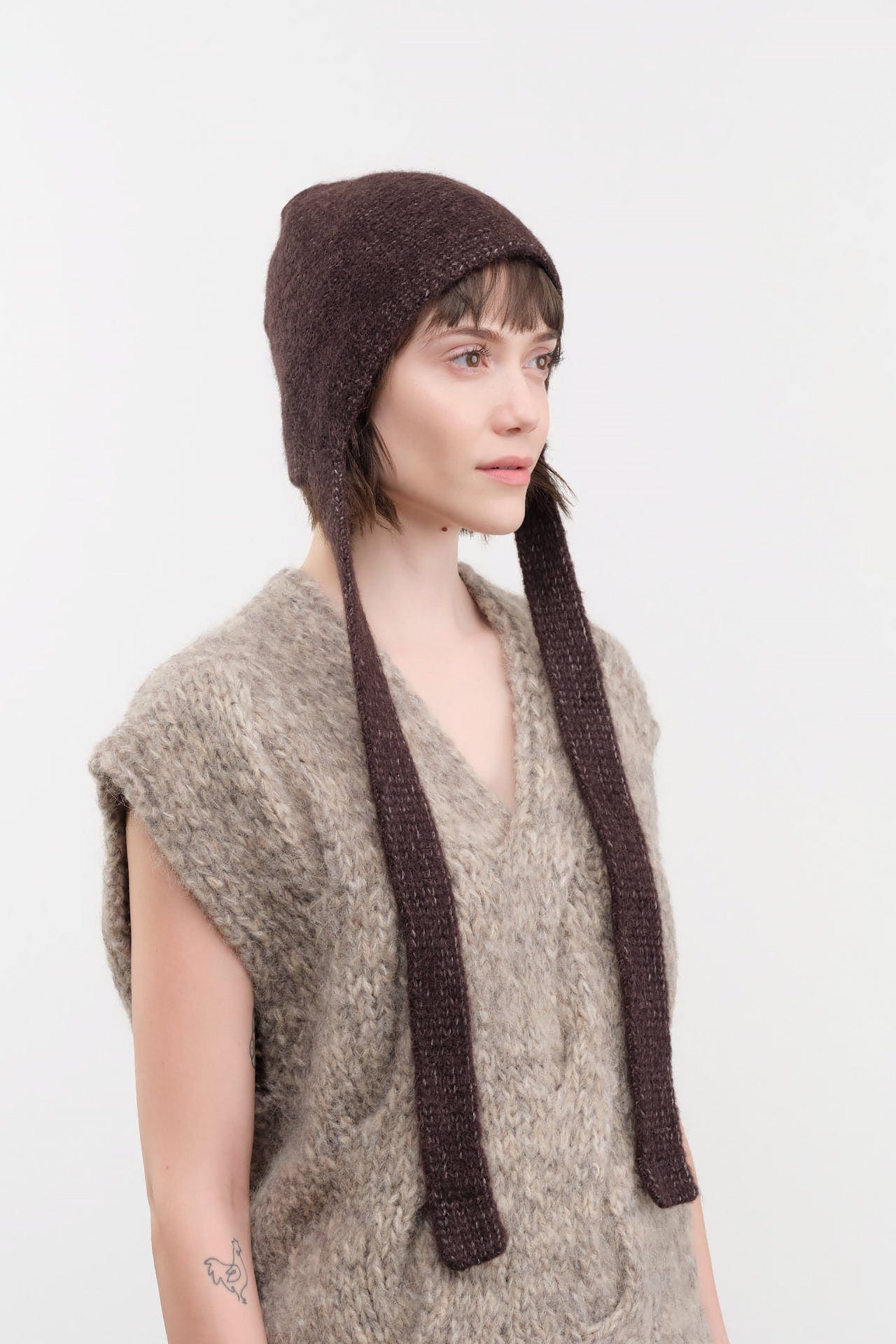 Lauren Manoogian Accessories Hats Loft Bonnet in Soil Soil / One Size