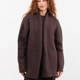 Lauren Manoogian Apparel Womens Sweaters Loft Shawl Cardigan in Soil Soil / One Size