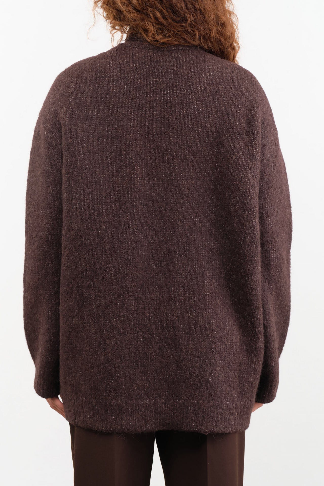 Lauren Manoogian Apparel Womens Sweaters Loft Shawl Cardigan in Soil Soil / One Size
