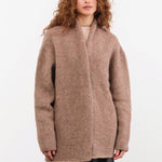 Lauren Manoogian Apparel Womens Sweaters Loft Shawl Cardigan in Spice Spice / One Size