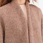 Lauren Manoogian Apparel Womens Sweaters Loft Shawl Cardigan in Spice Spice / One Size