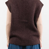 Lauren Manoogian Apparel Womens Sweaters Loft Vest in Soil