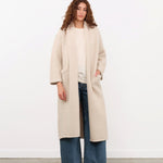 Lauren Manoogian Apparel Womens Sweaters Long Shawl Cardigan in Antique Melange
