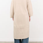 Lauren Manoogian Apparel Womens Sweaters Long Shawl Cardigan in Antique Melange
