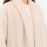 Lauren Manoogian Apparel Womens Sweaters Long Shawl Cardigan in Antique Melange