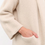 Lauren Manoogian Apparel Womens Sweaters Long Shawl Cardigan in Antique Melange