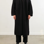 Lauren Manoogian Apparel Womens Outerwear Long Shawl Cardigan in Black