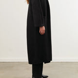 Lauren Manoogian Apparel Womens Outerwear Long Shawl Cardigan in Black