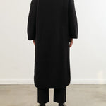 Lauren Manoogian Apparel Womens Outerwear Long Shawl Cardigan in Black