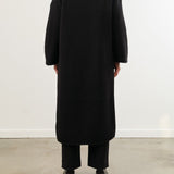 Lauren Manoogian Apparel Womens Outerwear Long Shawl Cardigan in Black