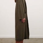 Lauren Manoogian Apparel Womens Sweaters Long Shawl Cardigan in Olive