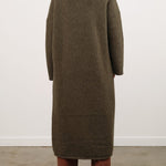 Lauren Manoogian Apparel Womens Sweaters Long Shawl Cardigan in Olive