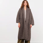 Lauren Manoogian Apparel Womens Sweaters Long Shawl Cardigan in Patina