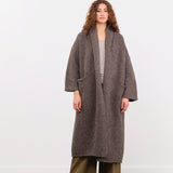 Lauren Manoogian Apparel Womens Sweaters Long Shawl Cardigan in Patina