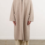 Lauren Manoogian Apparel Womens Sweaters Long Shawl Cardigan in Pebble