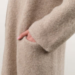 Lauren Manoogian Apparel Womens Sweaters Long Shawl Cardigan in Pebble