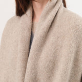Lauren Manoogian Apparel Womens Sweaters Long Shawl Cardigan in Pebble